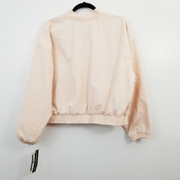 Vintage Bomber Jacket 90s NEW Bobbie Brooks Peach - Picture 2 of 6